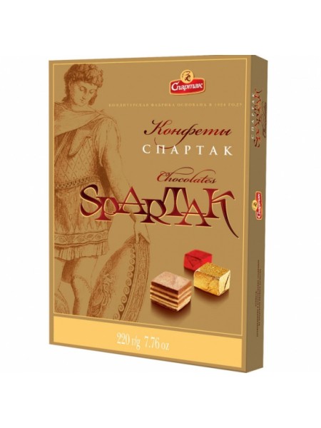 НАБОР Конфет Спартак 220гр., Спартак НАБОР Конфет Спартак 220гр., Спартак